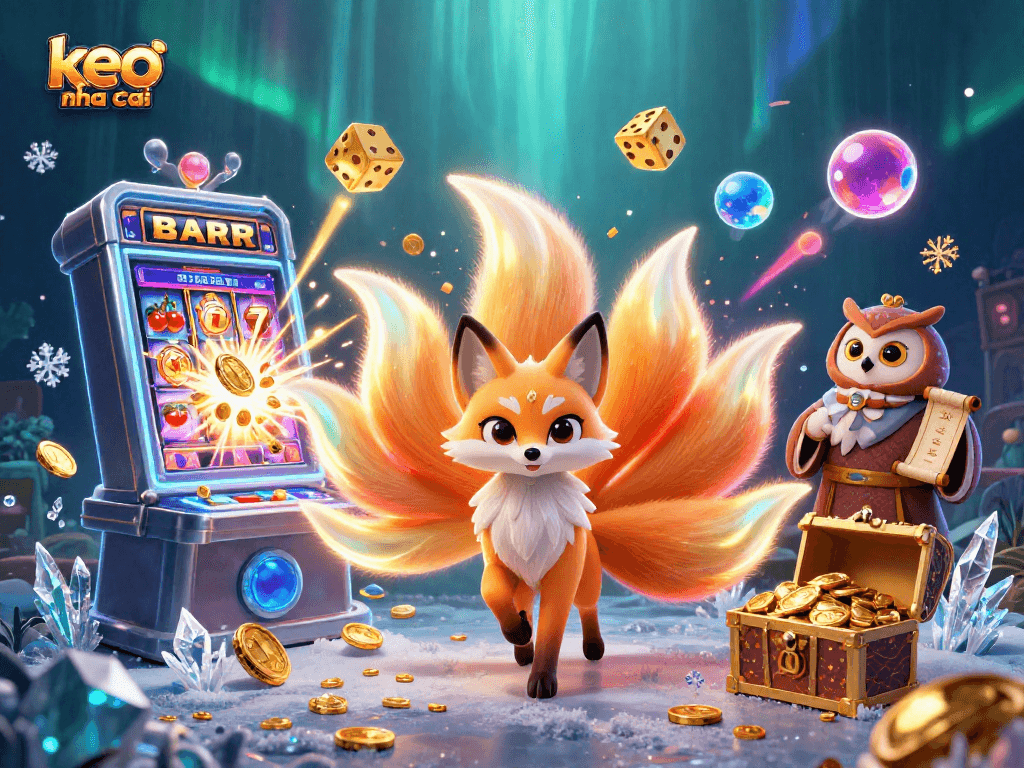 Experience the excitement of keo nha cai with vibrant 3D casino illustrations featuring jackpot symbols and enchanting characters.