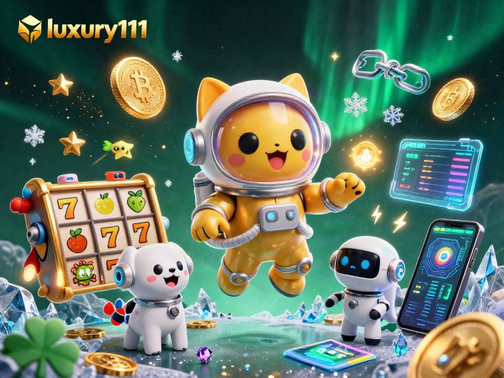 Experience luxury111 through immersive slot gaming with a vibrant cosmic backdrop of aliens.