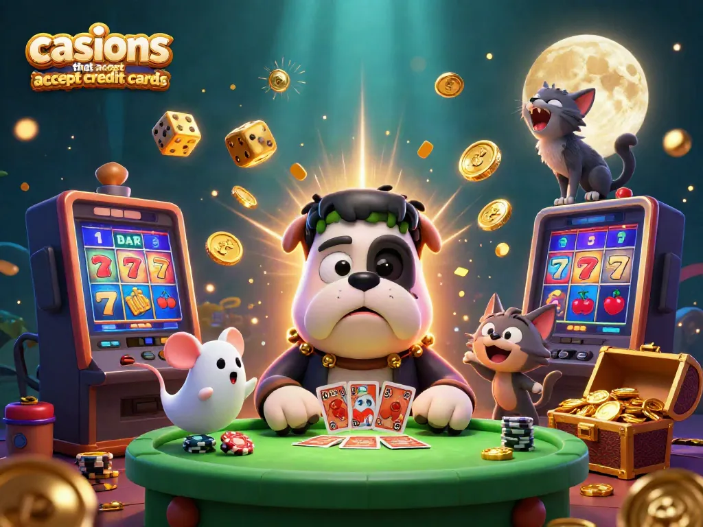 Experience the thrill at casinos that accept credit cards with vibrant characters and explosive gaming action.