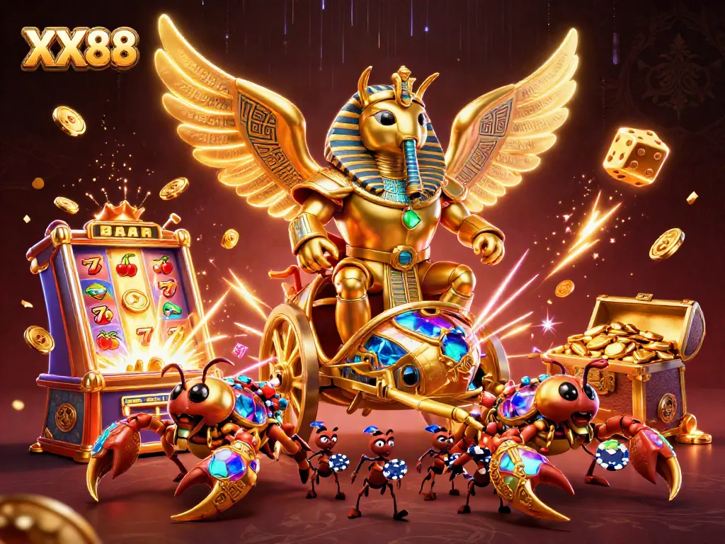 Engage with XX88's impressive casino experience featuring animated characters and exciting game elements.