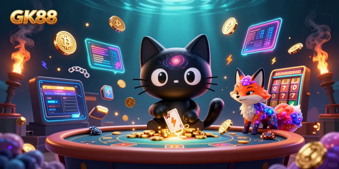 Experience thrilling wins with GK88 at an immersive cosmic casino adventure featuring vibrant elements.