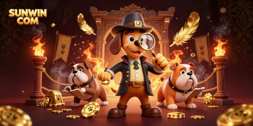 Engage in thrilling games with SUNWIN COM while a detective duo uncovers treasures in a casino.