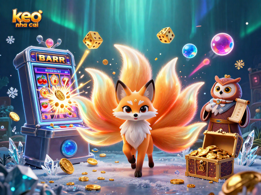 Experience the excitement of keo nha cai with vibrant 3D casino illustrations featuring jackpot symbols and enchanting characters.