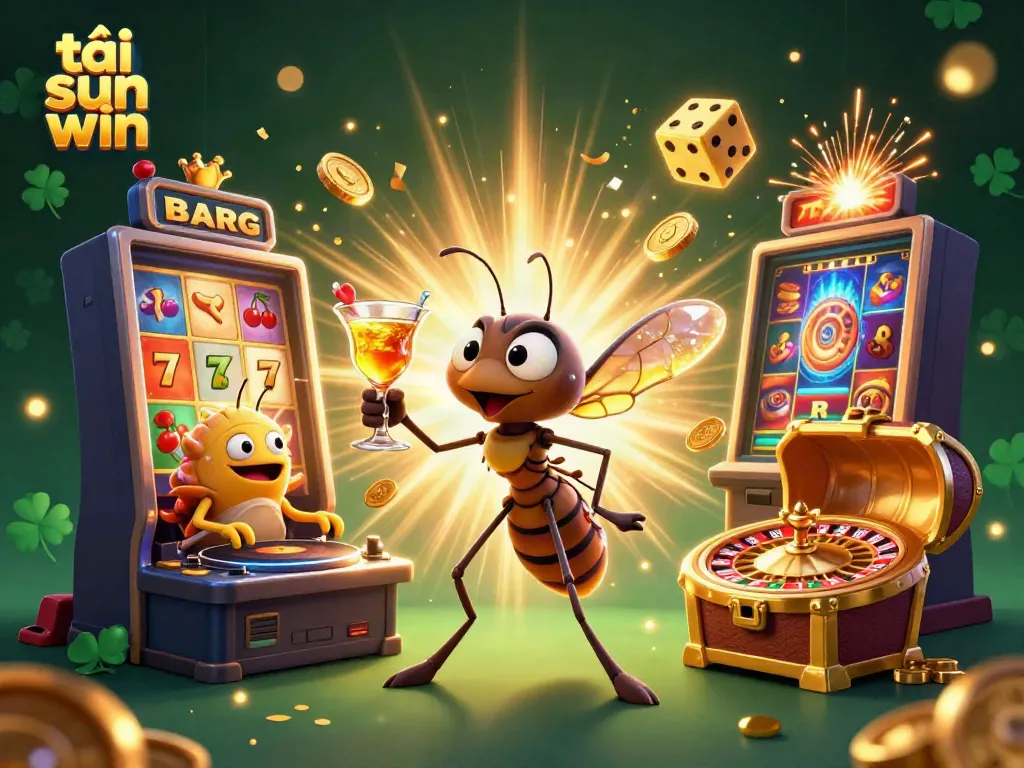 Experience the thrill of tải sun win with vibrant casino characters and joyful winning moments!