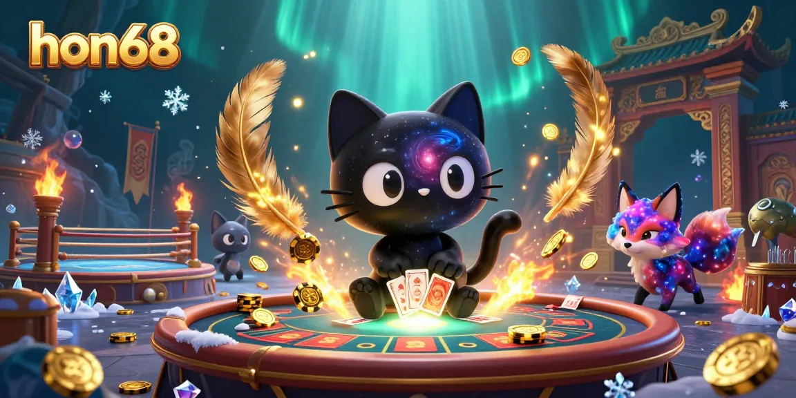 Join the gaming action at hon68 with captivating characters and vibrant casino elements.