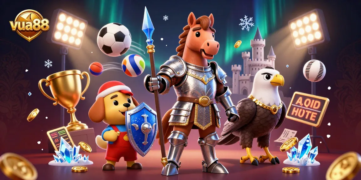 Engage in the exciting gaming world of vua88 with dynamic sports elements and a rich medieval theme.