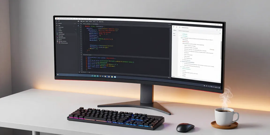 GO8 cutting-edge software development workspace showcasing advanced tools and technologies.