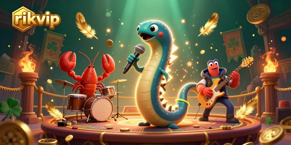 Experience the thrill of rikvip's underwater casino with dynamic games and vibrant 3D characters.