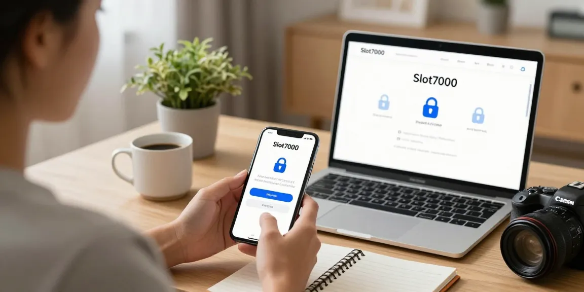 Effortlessly accessing Slot7000 app for secure login without VPN in a cozy home setting.